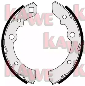 Комплект тормозных колодок KAWE купить