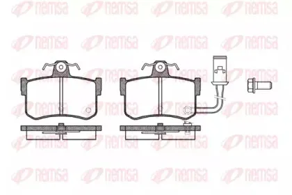 Комплект тормозных колодок, дисковый тормоз KAWE купить
