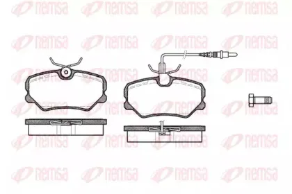 Комплект тормозных колодок, дисковый тормоз KAWE купить