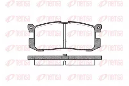 Комплект тормозных колодок, дисковый тормоз KAWE купить