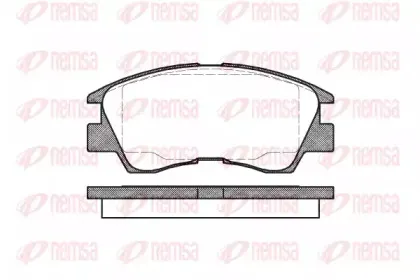 Комплект тормозных колодок, дисковый тормоз KAWE купить