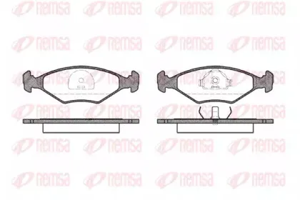 Комплект тормозных колодок, дисковый тормоз KAWE купить