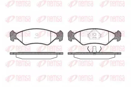 Комплект тормозных колодок, дисковый тормоз KAWE купить