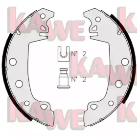 Комплект тормозных колодок KAWE купить