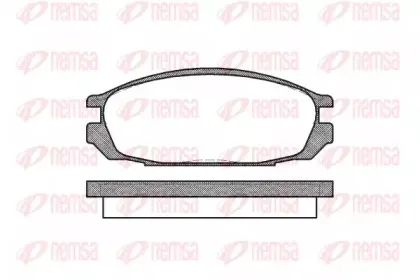 Комплект тормозных колодок, дисковый тормоз KAWE купить