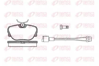 Комплект тормозных колодок, дисковый тормоз KAWE купить