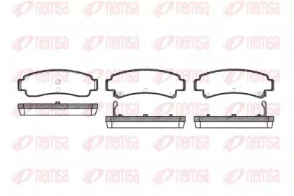 Комплект тормозных колодок, дисковый тормоз KAWE купить