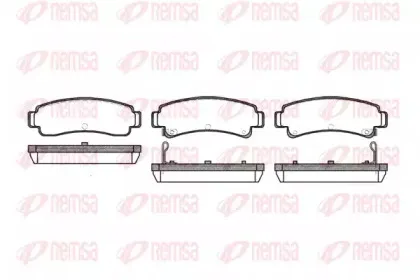 Комплект тормозных колодок, дисковый тормоз KAWE купить