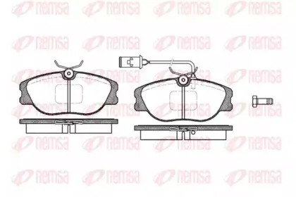 Комплект тормозных колодок, дисковый тормоз KAWE купить