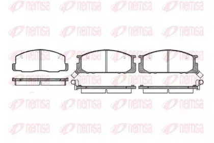 Комплект тормозных колодок, дисковый тормоз KAWE купить