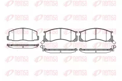 Комплект тормозных колодок, дисковый тормоз KAWE купить