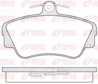 Комплект тормозных колодок, дисковый тормоз KAWE купить
