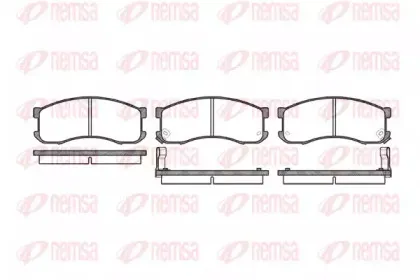 Комплект тормозных колодок, дисковый тормоз KAWE купить