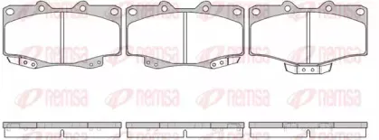 Комплект тормозных колодок, дисковый тормоз KAWE купить