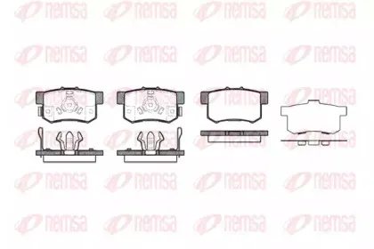Комплект тормозных колодок, дисковый тормоз KAWE купить