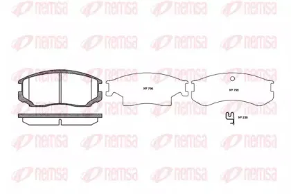 Комплект тормозных колодок, дисковый тормоз KAWE купить