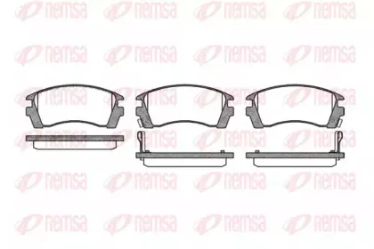 Комплект тормозных колодок, дисковый тормоз KAWE купить