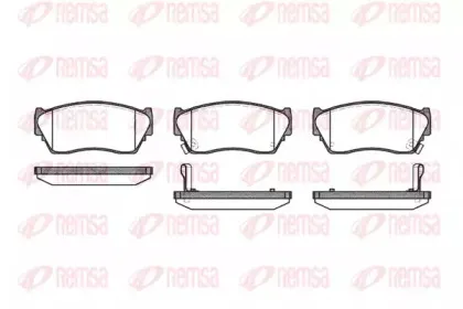 Комплект тормозных колодок, дисковый тормоз KAWE купить