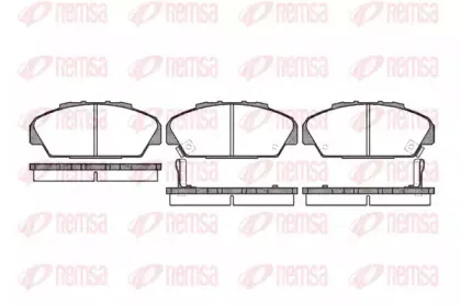Комплект тормозных колодок, дисковый тормоз KAWE купить