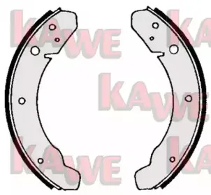 Комплект тормозных колодок KAWE купить
