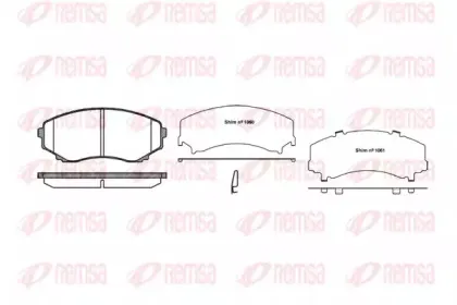 Комплект тормозных колодок, дисковый тормоз KAWE купить