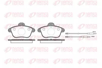 Комплект тормозных колодок, дисковый тормоз KAWE купить