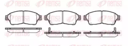 Комплект тормозных колодок, дисковый тормоз KAWE купить