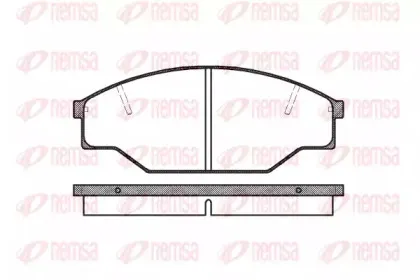 Комплект тормозных колодок, дисковый тормоз KAWE купить