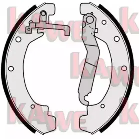 Комплект тормозных колодок KAWE купить