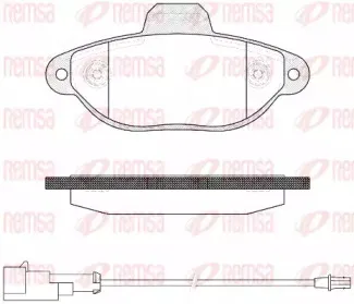 Комплект тормозных колодок, дисковый тормоз KAWE купить