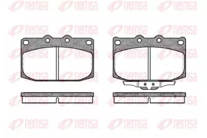 Комплект тормозных колодок, дисковый тормоз KAWE купить