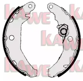 Комплект тормозных колодок KAWE купить