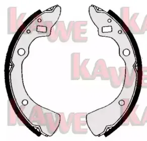 Комплект тормозных колодок KAWE купить