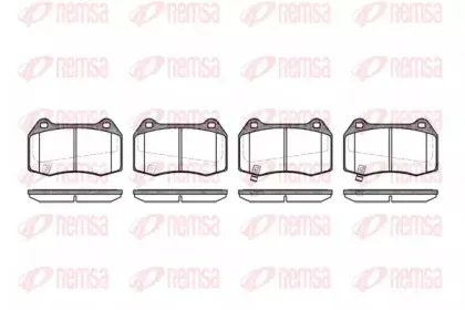 Комплект тормозных колодок, дисковый тормоз KAWE купить