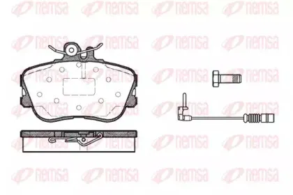 Комплект тормозных колодок, дисковый тормоз KAWE купить