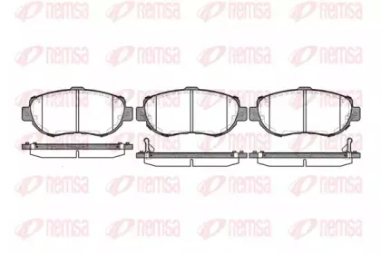 Комплект тормозных колодок, дисковый тормоз KAWE купить