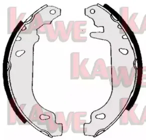 Комплект тормозных колодок KAWE купить