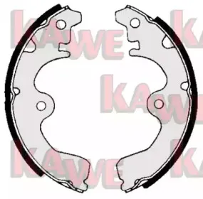 Комплект тормозных колодок KAWE купить
