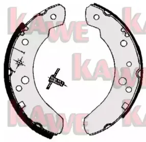 Комплект тормозных колодок KAWE купить
