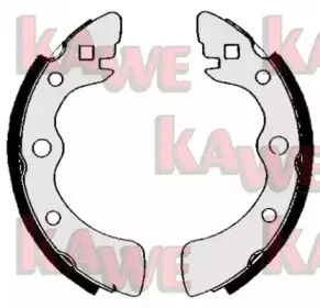Комплект тормозных колодок KAWE купить