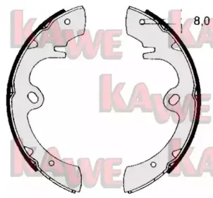 Комплект тормозных колодок KAWE купить