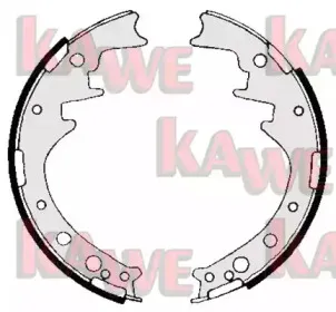 Комплект тормозных колодок KAWE купить