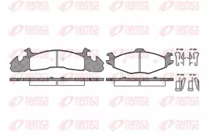 Комплект тормозных колодок, дисковый тормоз KAWE купить