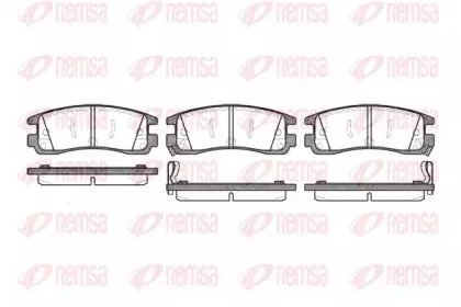 Комплект тормозных колодок, дисковый тормоз KAWE купить