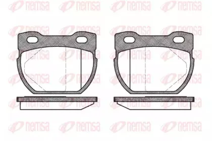 Комплект тормозных колодок, дисковый тормоз KAWE купить