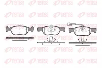 Комплект тормозных колодок, дисковый тормоз KAWE купить