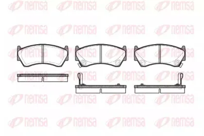 Комплект тормозных колодок, дисковый тормоз KAWE купить