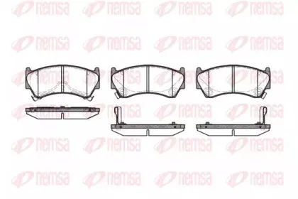 Комплект тормозных колодок, дисковый тормоз KAWE купить