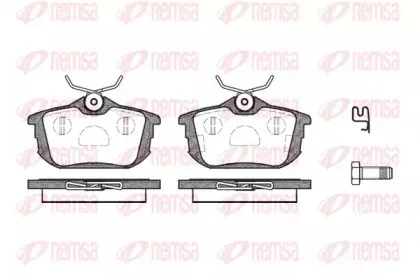 Комплект тормозных колодок, дисковый тормоз KAWE купить