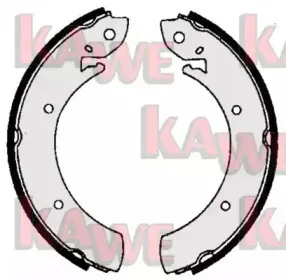 Комплект тормозных колодок KAWE купить